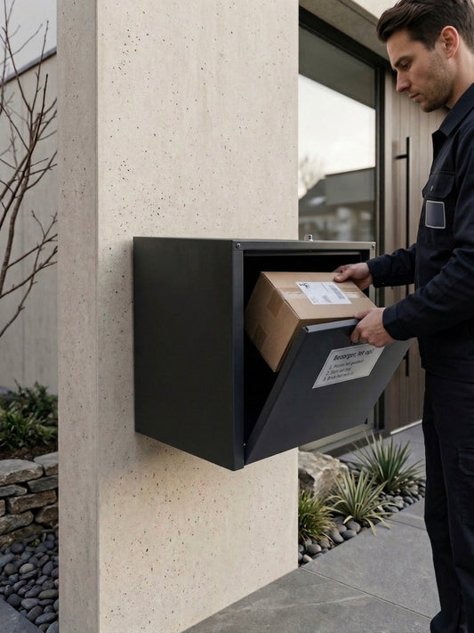 Pakketbrievenbus George – Klep voorkant (extra ruim)