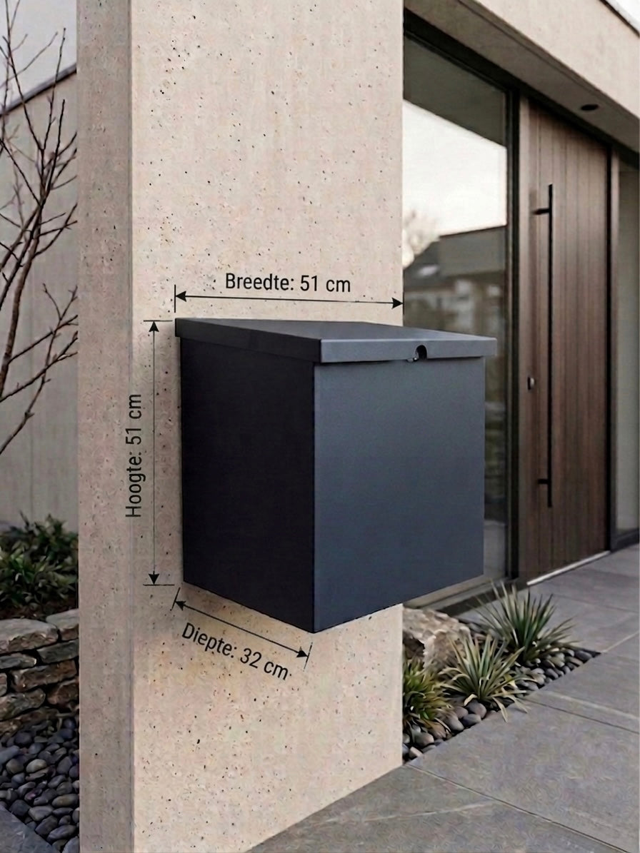 Pakketbrievenbus Oliver – Klep boven (compact)