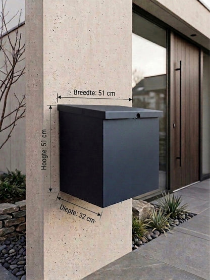 Pakketbrievenbus Oliver – Klep boven (compact)