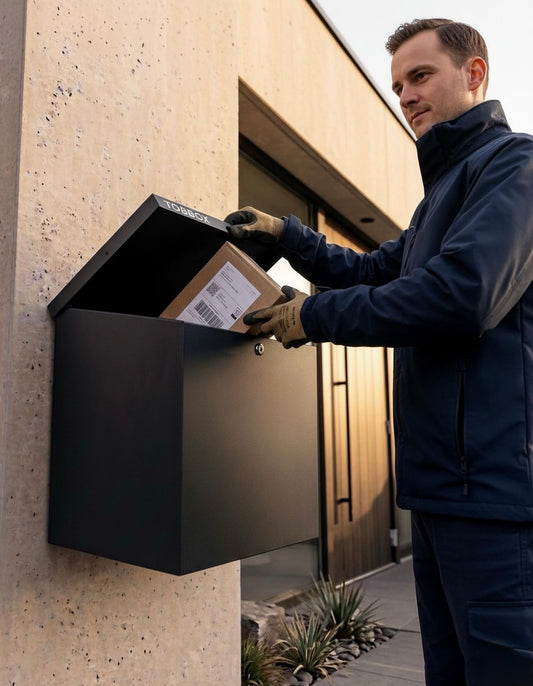 Pakketbrievenbus Oliver – Klep boven (compact)